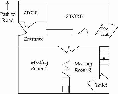 Floor plan of Meeting Rooms